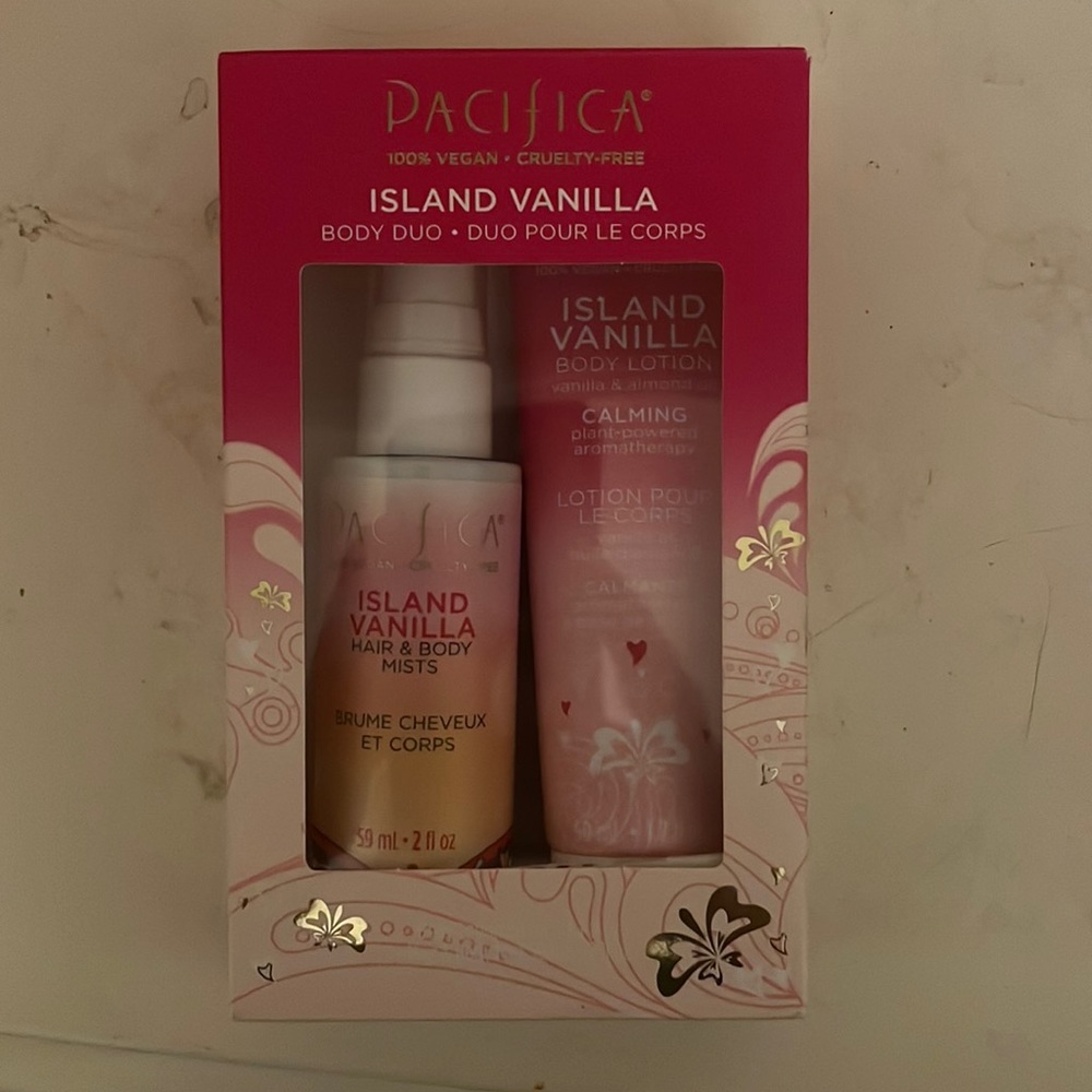 hair and body mist lotion